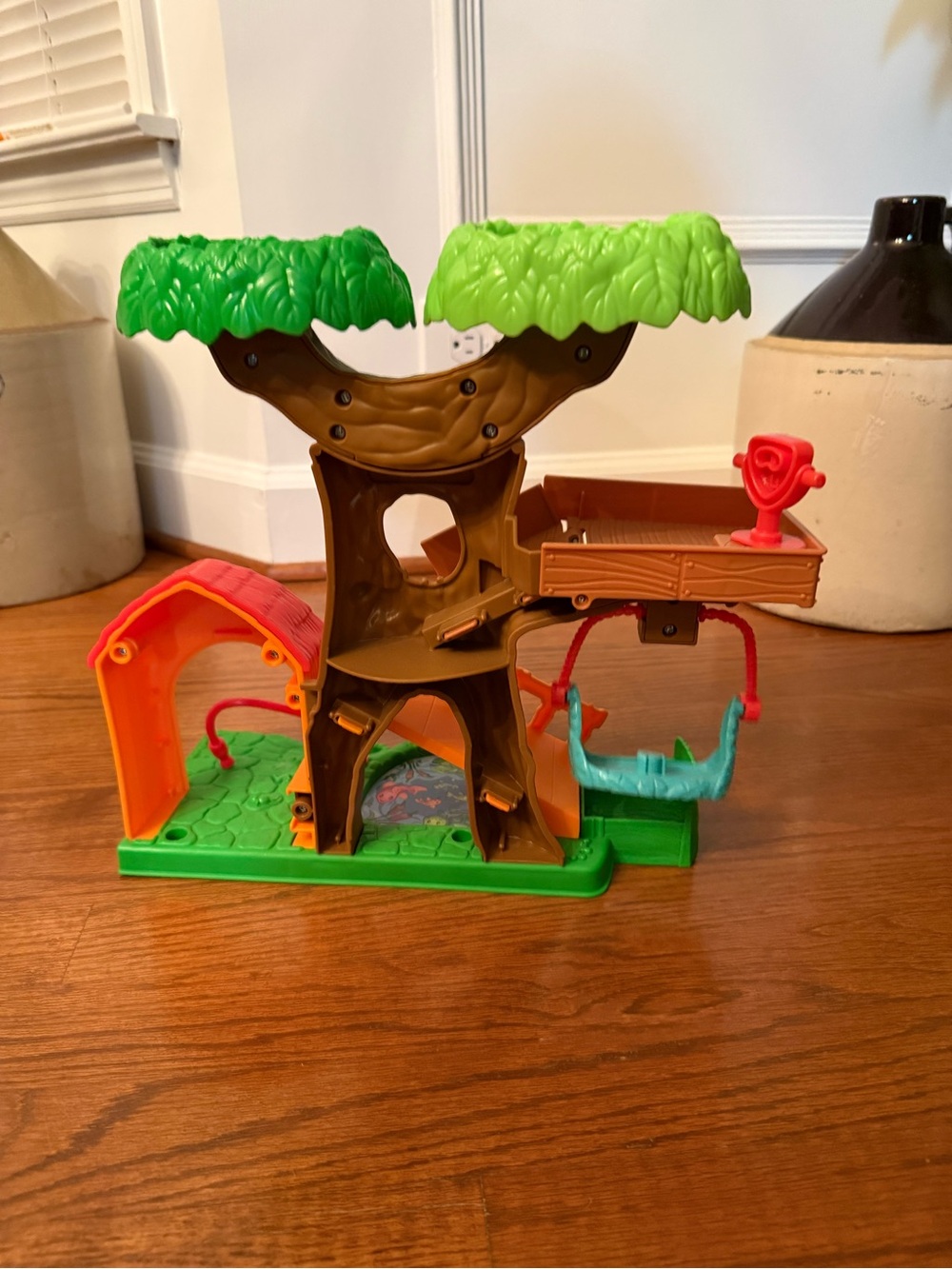 Fisher Price Little People Wildlife Train & Trek Treehouse Base - Picture 3 of 4